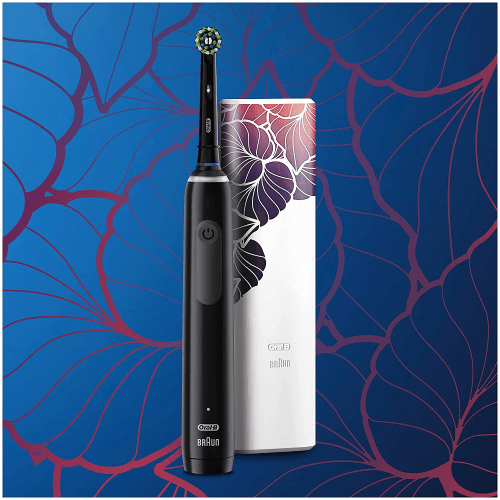 BRAUN ORAL-B RECHARGEABLE ELECTRIC TOOTHBRUSH PRO 3 3500 DESIGN EDITION BLACK (BLACK) BRAUN ORAL-B RECHARGEABLE ELECTRIC TOOTHBRUSH PRO 3 3500 DESIGN EDITION BLACK (BLACK)